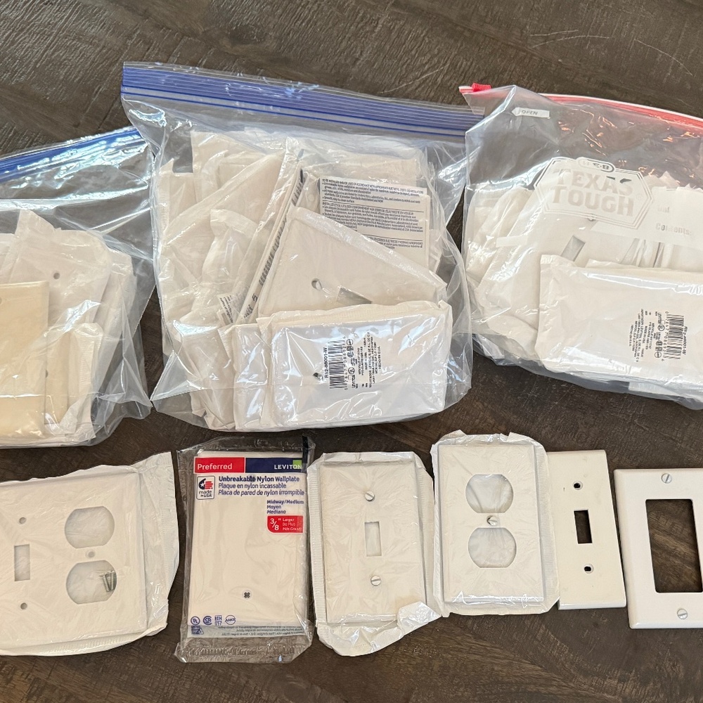 36 Piece Light Switch Cover Bundle Mixed Styles